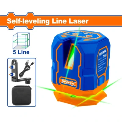 WADFOW WLE1M05 0~30 m ليزر شقلة خمسة خطوط اخضر  Self-leveling line laser Green laser beams