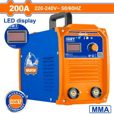 WADFOW WWD32001 20-200A مكنة لحام انفرتر Industrial Inverter MMA welding machine
