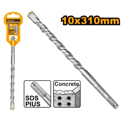 INGCO DBH1211005  10*310 mm SDS Plus ريشة  SDS PLUS MASONRY BIT