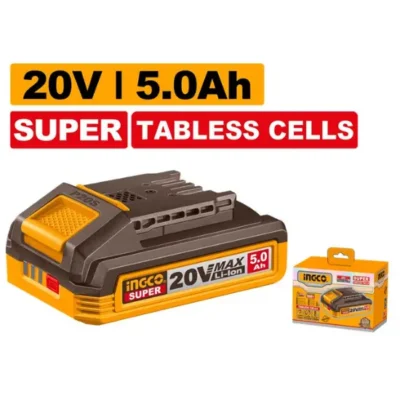 INGCO FBLI2125 20V Slim 5Ah بطارية ليثيوم فدار رفيعة Slim Lithium-Ion Battery Tabless Cells